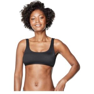 Speedo Women's Swimsuit Bikini Top Black Size Small